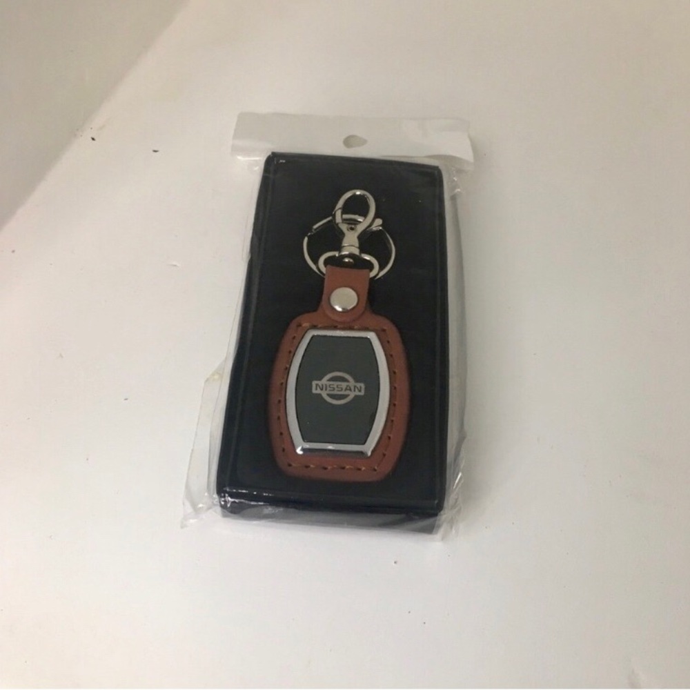 Nissan Leather Keychain